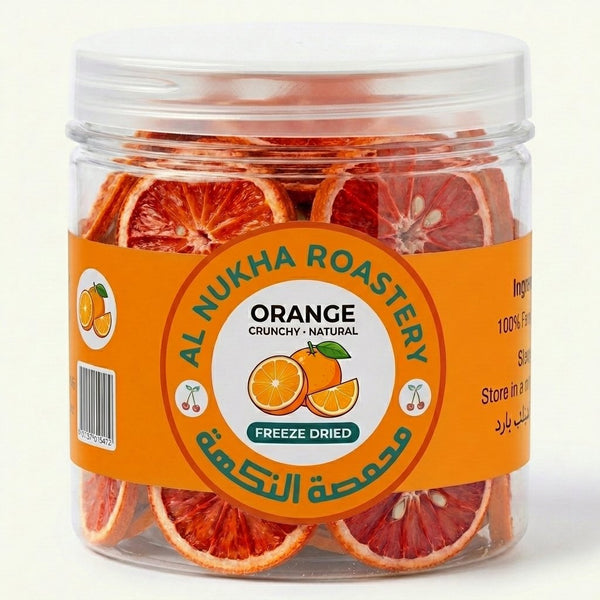 Freeze-Dried Red Orange / Blood Orange (30g) — Tangy Ruby Slices | NUKHA