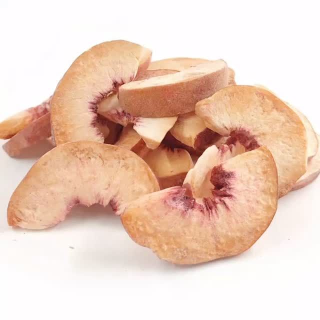 Freeze-Dried Peach Slices (30g) — Sweet Natural Bites | NUKHA