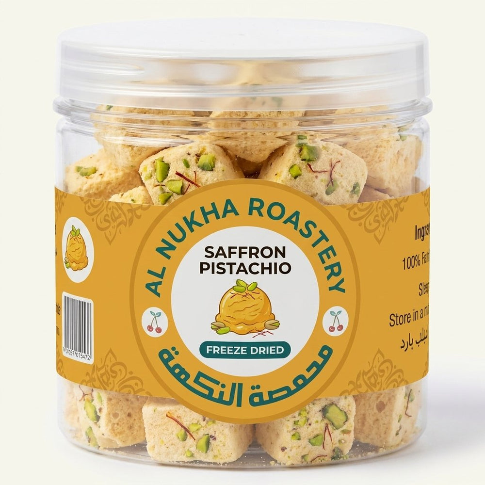 Freeze-Dried Saffron & Pistachio Ice Cream (34g) — Luxury Bite | NUKHA