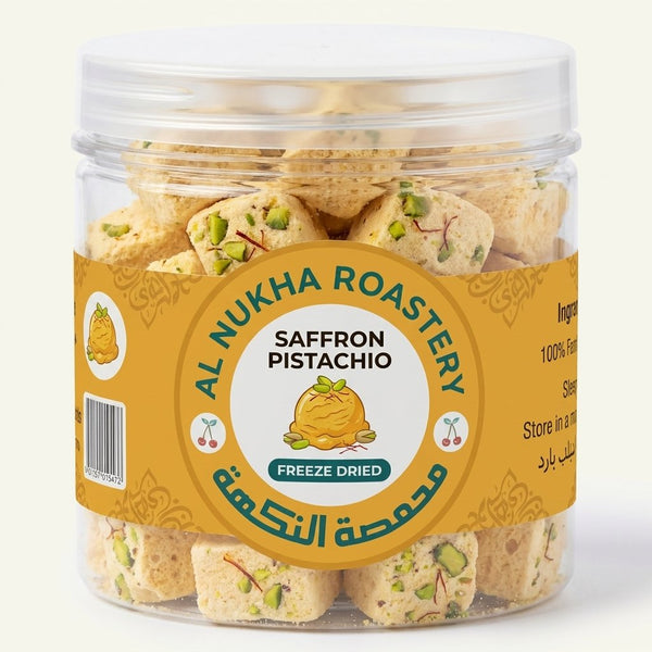 Freeze-Dried Saffron & Pistachio Ice Cream (34g) — Luxury Bite | NUKHA