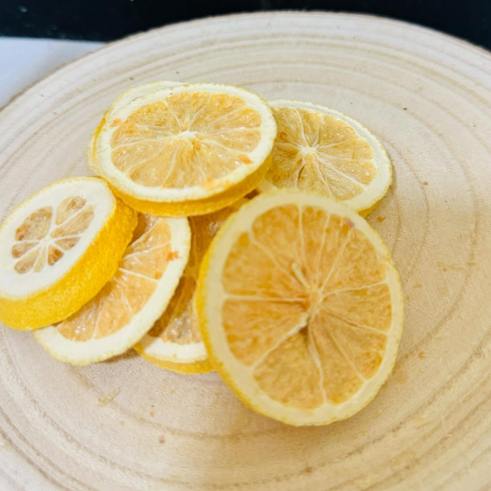 Freeze-Dried Lemon Slices (30g) — Zesty Natural Snack | NUKHA
