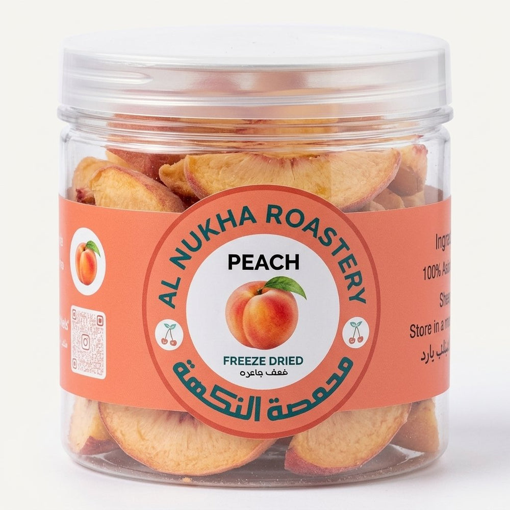 Freeze-Dried Peach Slices (30g) — Sweet Natural Bites | NUKHA