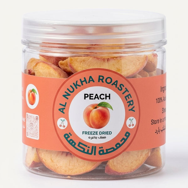 Freeze-Dried Peach Slices (30g) — Sweet Natural Bites | NUKHA