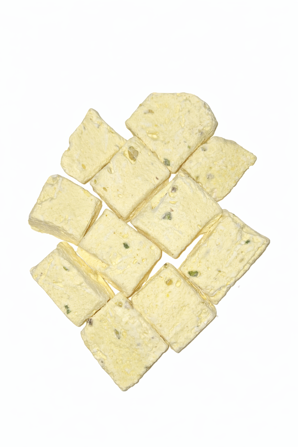 (45g) Crunchy Freeze dry Zafron with pistachio ice cream/ أيسكريم الزعفران و البيستاشيو المقرمش