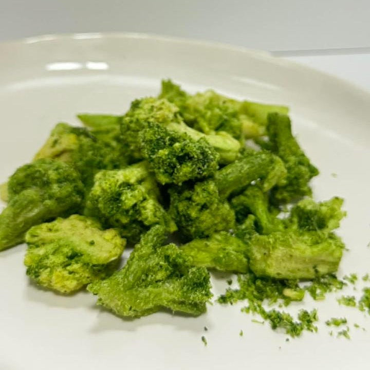 Vacuum-Fried Broccoli Chips (30g) — Crispy Veggie Snack | NUKHA