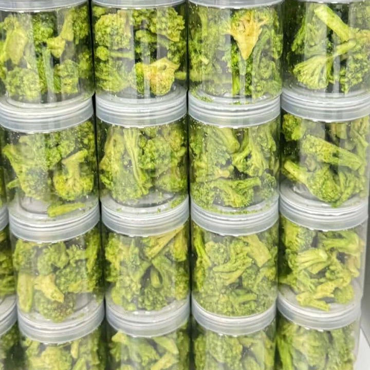 Vacuum-Fried Broccoli Chips (30g) — Crispy Veggie Snack | NUKHA