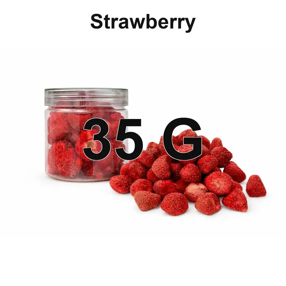 Freeze-Dried Real Strawberry (35g) — 100% Fruit, No Sugar | NUKHA