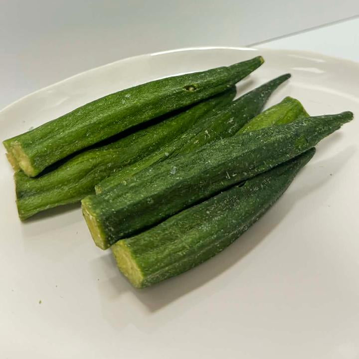Freeze-Dried Bamia / Okra Chips (30g) — Crispy Veggie Snack | NUKHA