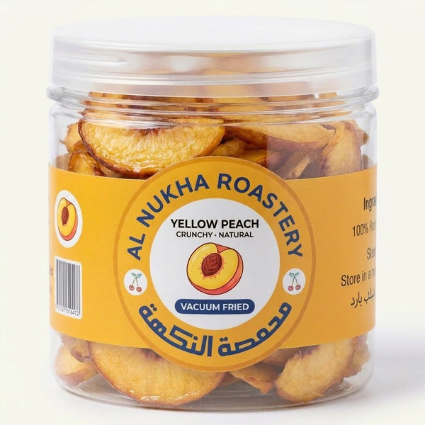 Vacuum-Fried Yellow Peach Crisps (40g) — Sweet Chips | NUKHA